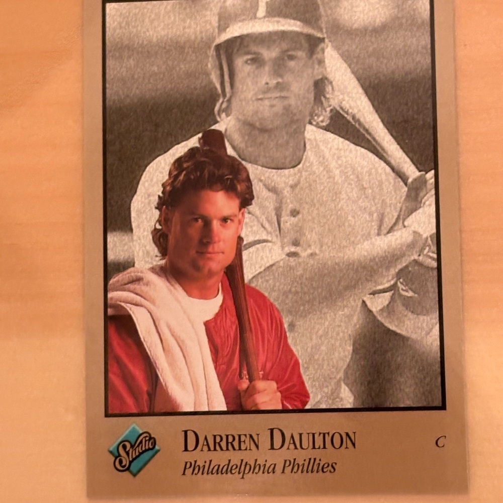 3/$10 Studio 92 Philadelphia Phillies Card - Darren Daulton | Great Condition